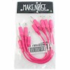 Make Noise 6'' Hot Pink Patch Cables 5pz