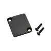 Switchcraft ECPPKG - EH Series Mounting Hole Cover, 1 space, Black / Bagged w/4-40 Mounting Screws