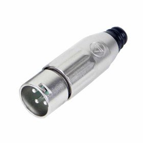 Switchcraft AAA3MZ - 3 Pin XLR Male Cable Mount, Silver Pins / Nickel Metal