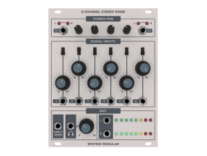 Sputnik Modular 6-Channel Stereo Mixer