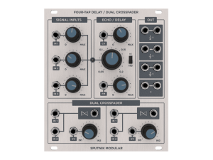 Sputnik Modular Four-Tap Delay / Dual Crossfader