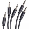 Black Market Modular Patch Cable 5-pack 50 cm Grey