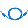 Buchla 75cm Banana Cable blue