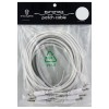 Erica Synths 30cm Cables - White - 5pcs