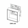 PMC Ci30 OWK onwall mounting kit black