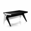 Zaor VISION O 63" desk - Black/White