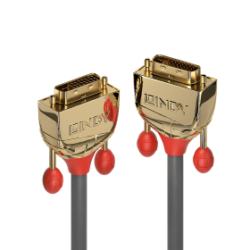 Lindy Cavo DVI-D Dual Link Gold Line, 0.5m