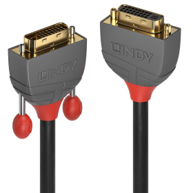 Lindy Prolunga DVI-D Dual Link Anthra Line, 0.5m