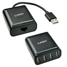 Lindy Extender USB 2.0 Cat.5 4 Porte, 60m