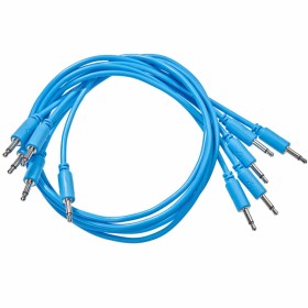 Black Market Modular Patchcable 5-Pack 25 cm blue