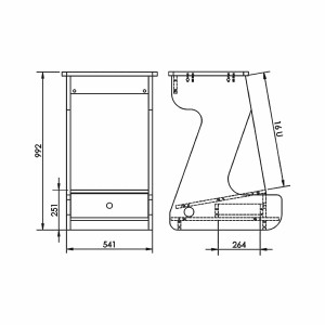 Zaor MIZA Rack 16 MKII - Black Cherry