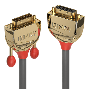 Lindy Prolunga DVI-D Dual Link Gold Line, 2m