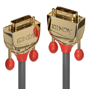 Lindy Cavo DVI-D SLD Single Link Gold Line, 10m