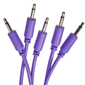 Black Market Modular Patch Cable 5-pack 9 cm violet