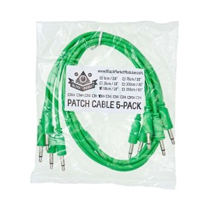 Black Market Modular Patchcable 5-Pack 50 cm green