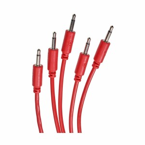 Black Market Modular Patchcable 5-Pack 75 cm red