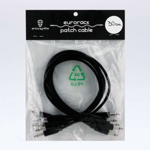 Erica Synths 30cm Cables - Black - 5pcs