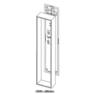 PMC Ci90 OWK onwall mounting kit White