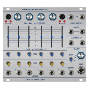 Tiptop Buchla 207t Mixer/Preamplifier