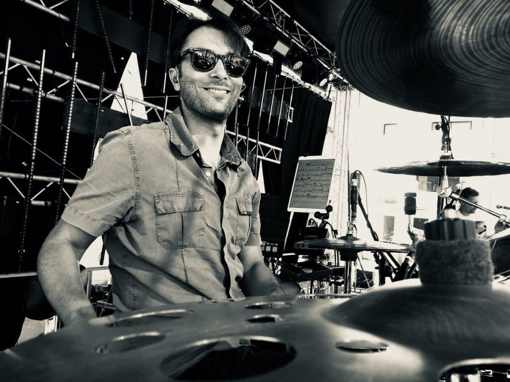 Matteo Di Francesco, drummer of the show