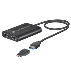 Sonnet USB 3 DisplayLink Dual 4K 60Hz DisplayPort Adapter