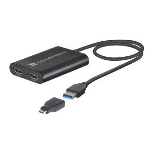 Sonnet USB 3 DisplayLink Dual 4K 60Hz HDMI Adapter