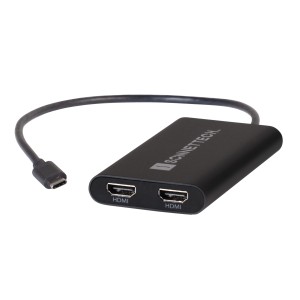 Sonnet USB-C DisplayLink Dual 4K 60Hz HDMI Adapter (with PD Passthrough)