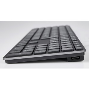 LMP KB-1243 Tastiera numerica USB (Space Gray) - Layout DE