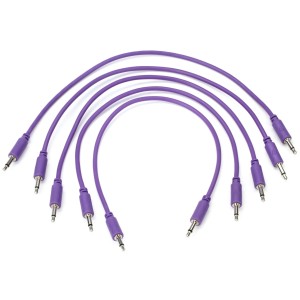 Black Market Modular patchcable 5-Pack 25 cm viola